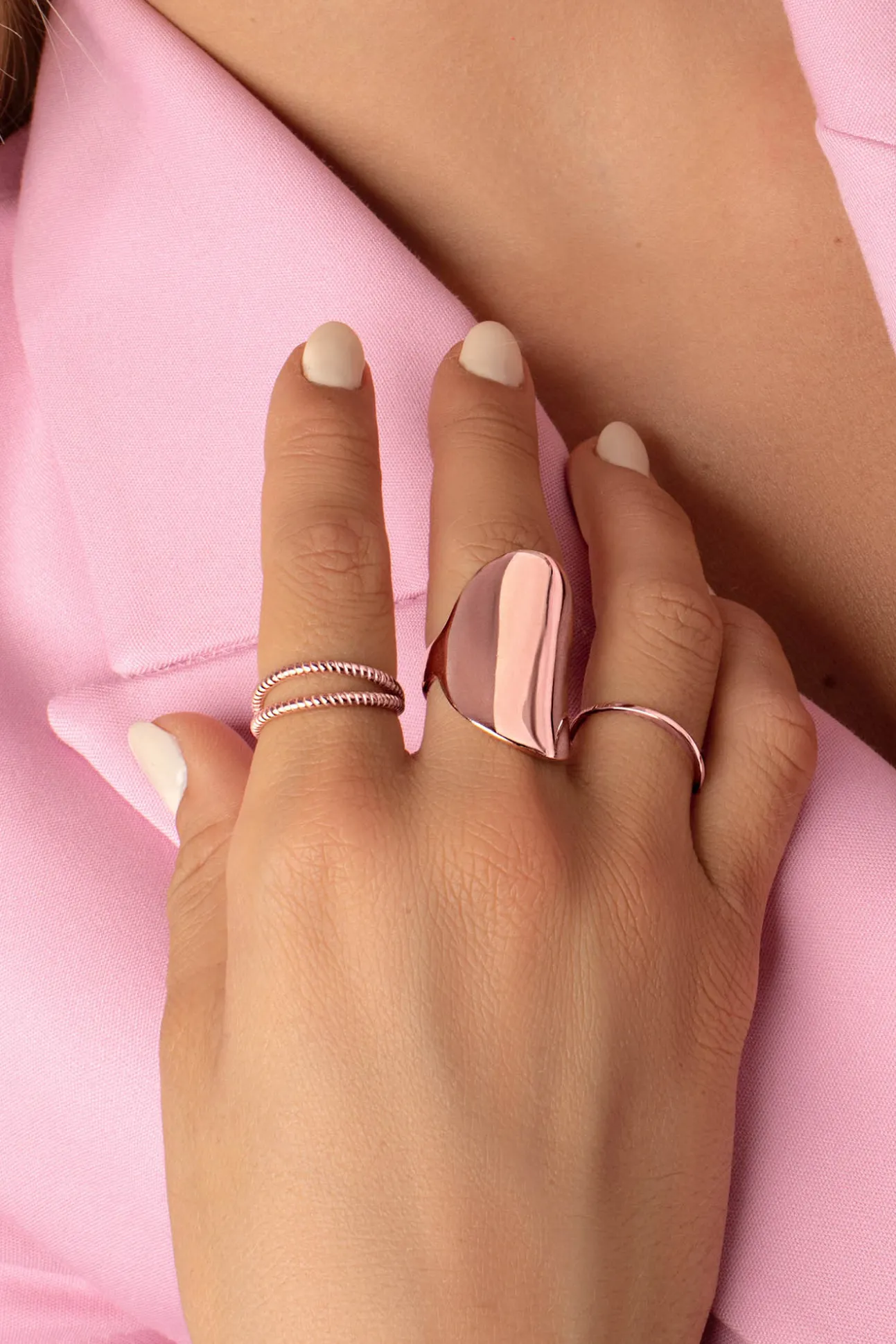 Anillo Doble Twist Oro
