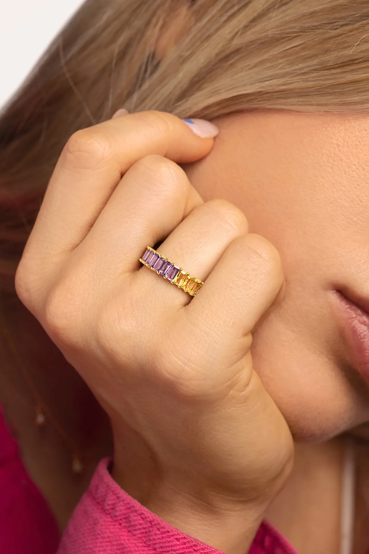 Anillo Sia Colors Oro