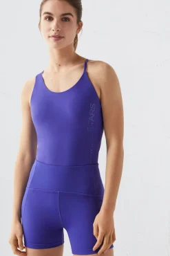 Banador Asimetrico Azul Violeta Quick Dry