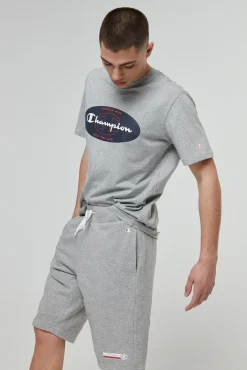 Bermudas De Algodon Y Cinta Con Logotipo
