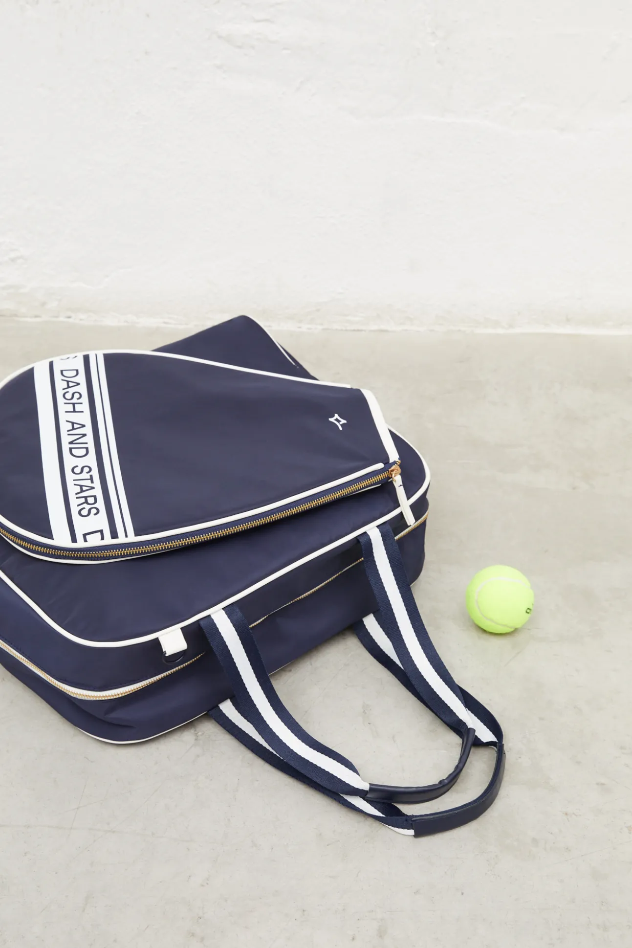 Bolso Padel Efecto Piel Marino