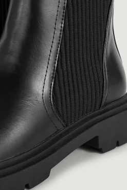 Botines Con Suela Dentada
