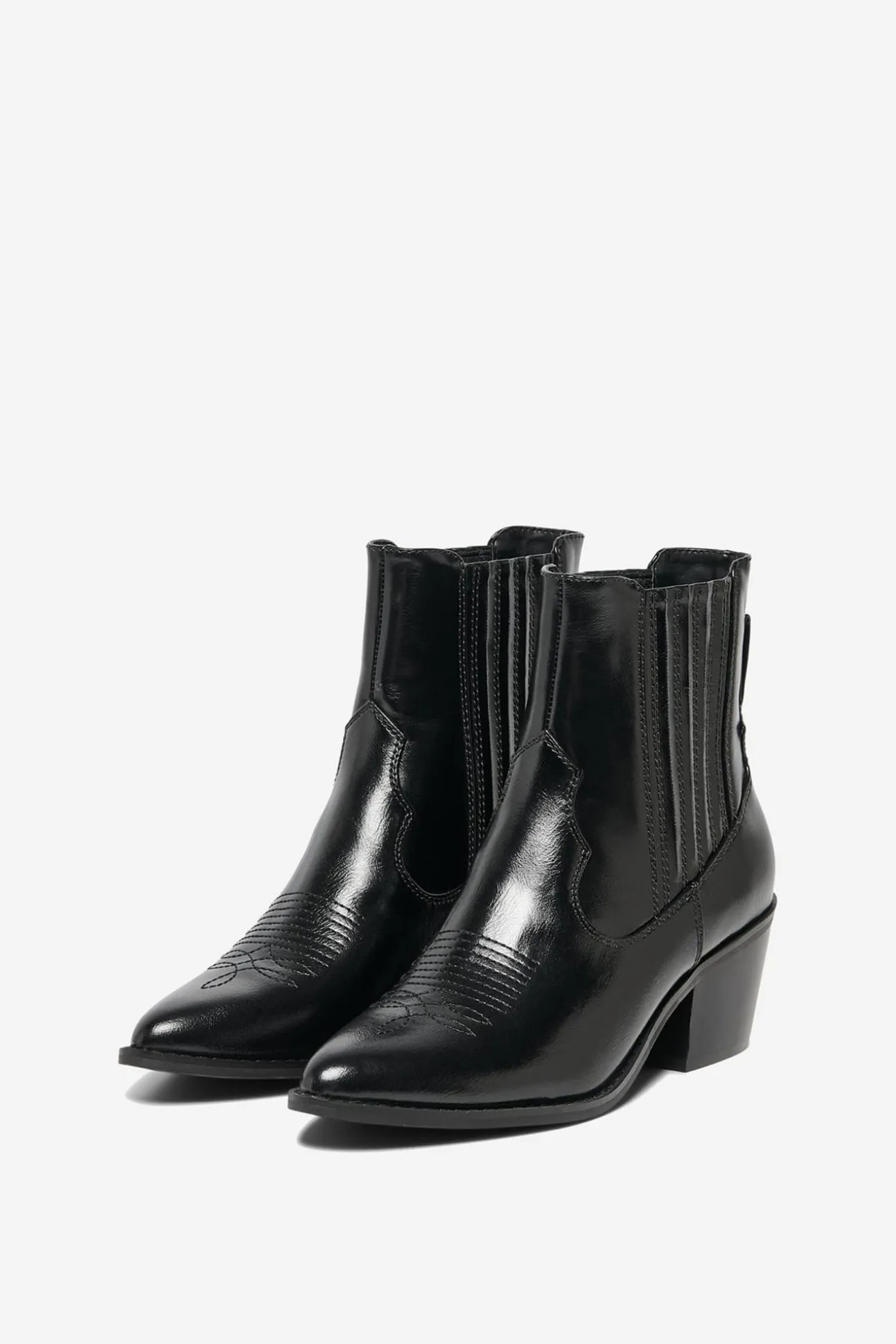 Botines Cowboys En Polipiel