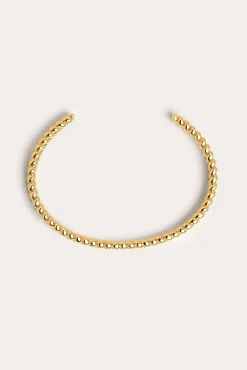 Brazalete Cord Baño Oro