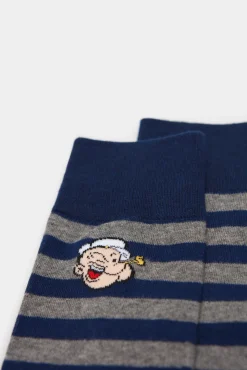 Calcetin Rayas Popeye El Marino