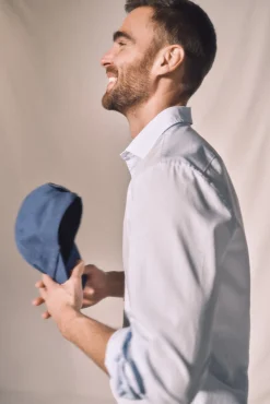 Camisa Cuadro Vichy Pequeno, Manga Larga