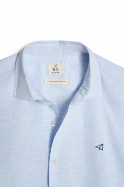 Camisa Cuadro Vichy Pequeno, Manga Larga