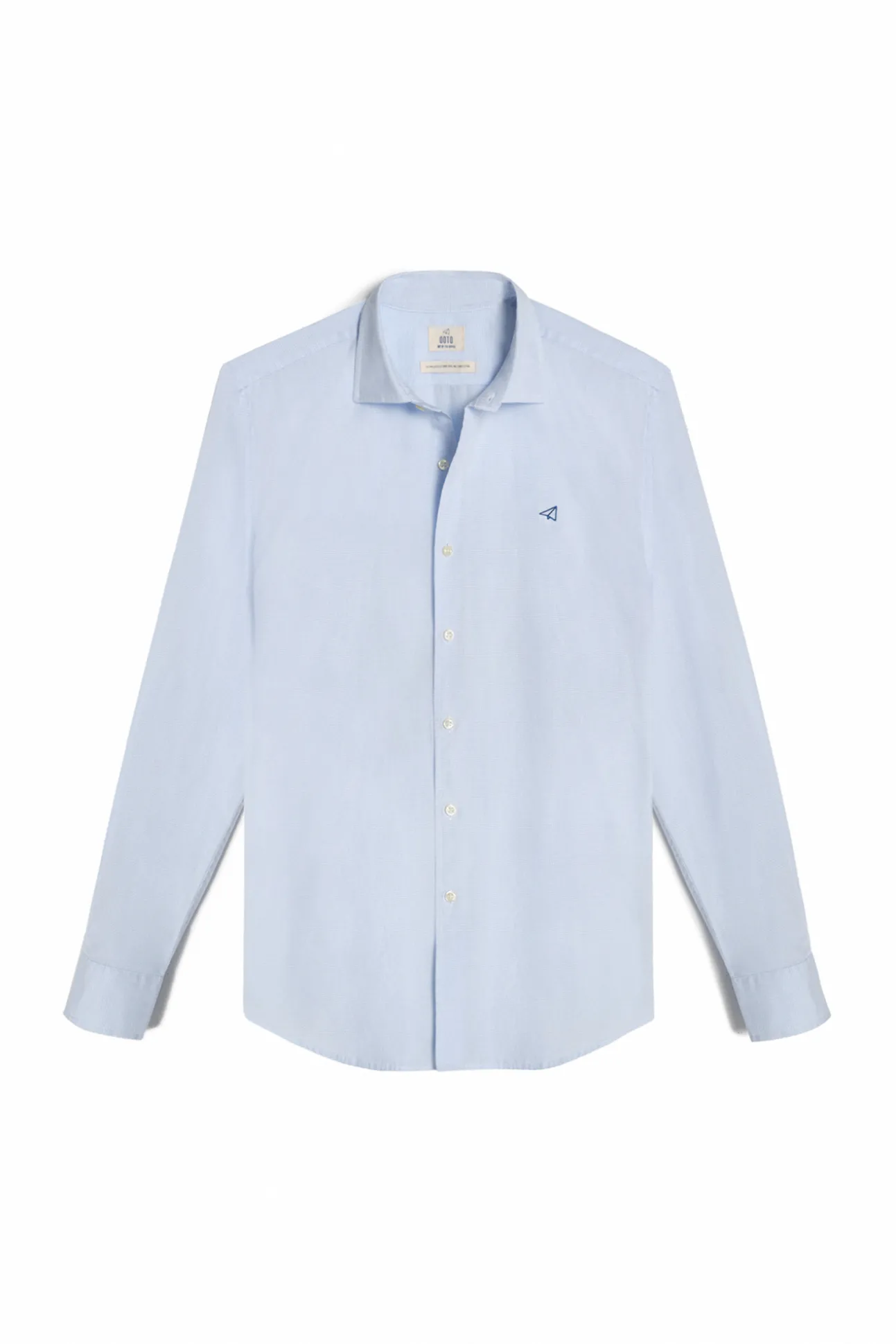 Camisa Cuadro Vichy Pequeno, Manga Larga