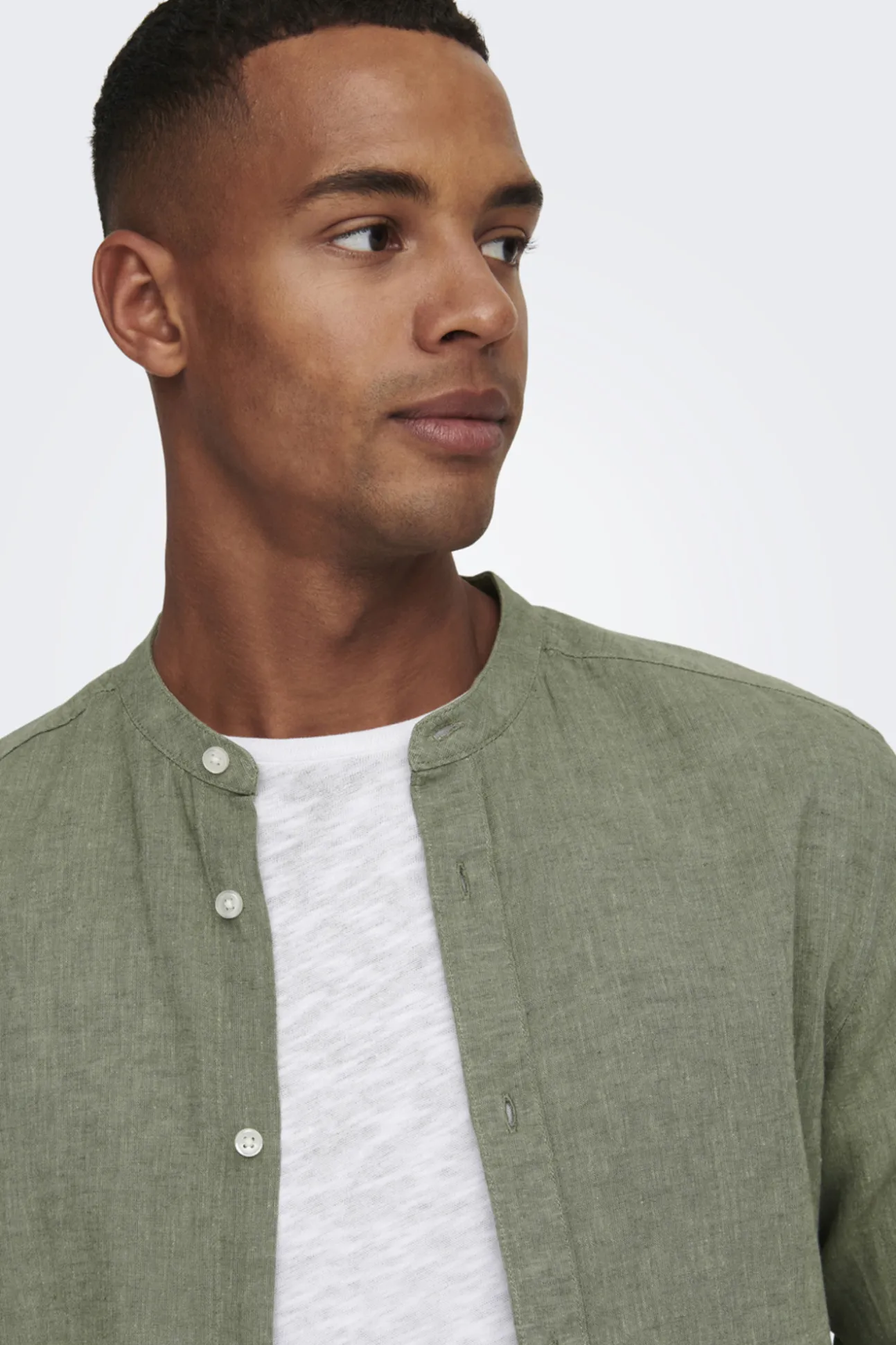 Camisa Cuello Mao