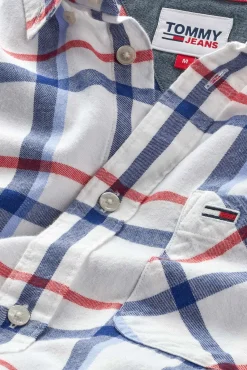 Camisa De Cuadros Tommy Jeans Con Bolsillo