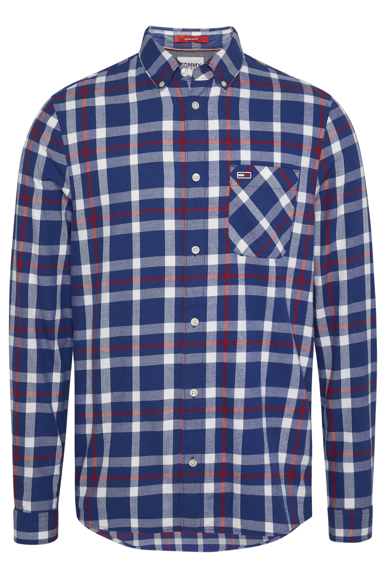 Camisa De Cuadros Tommy Jeans Con Bolsillo