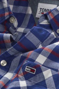 Camisa De Cuadros Tommy Jeans Con Bolsillo