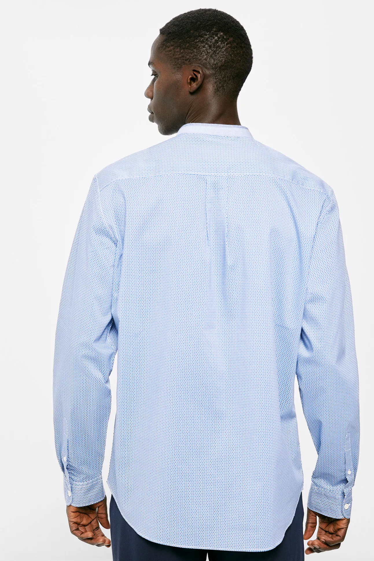 Camisa Dobby Mao