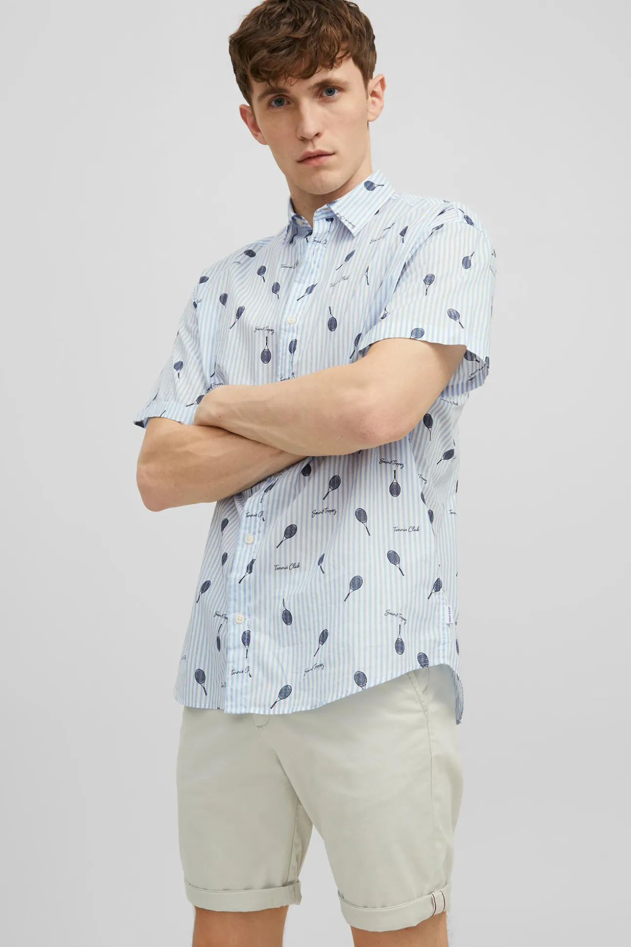 Camisa Estampada Algodon
