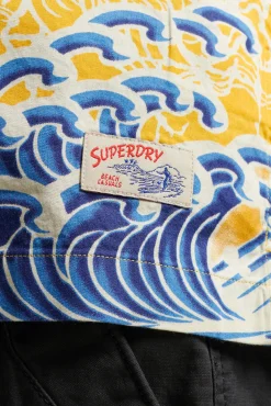 Camisa Hawaiana De Manga Corta Vintage