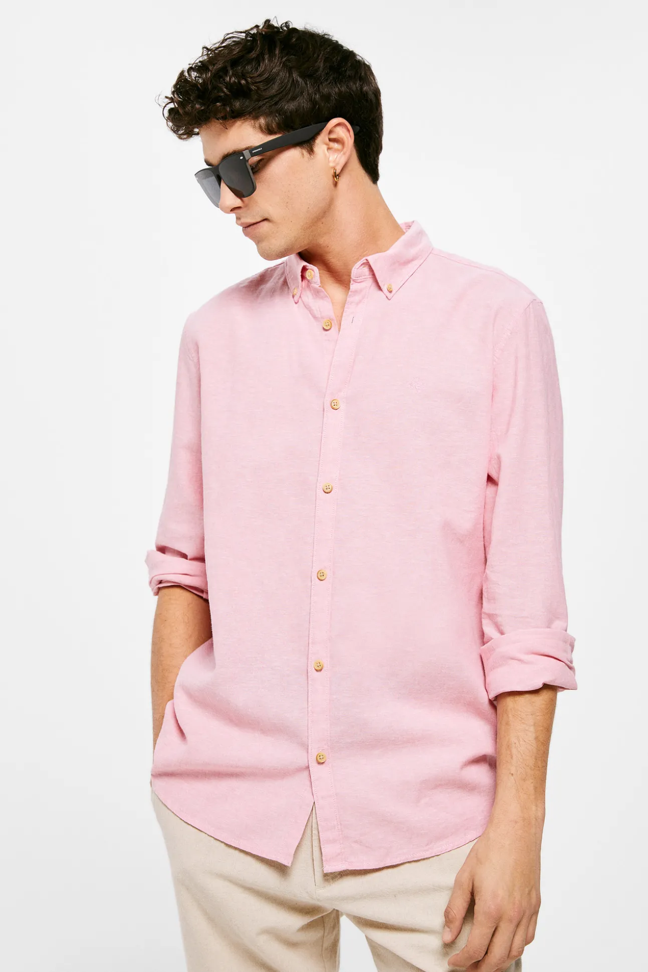 Camisa Lino Color