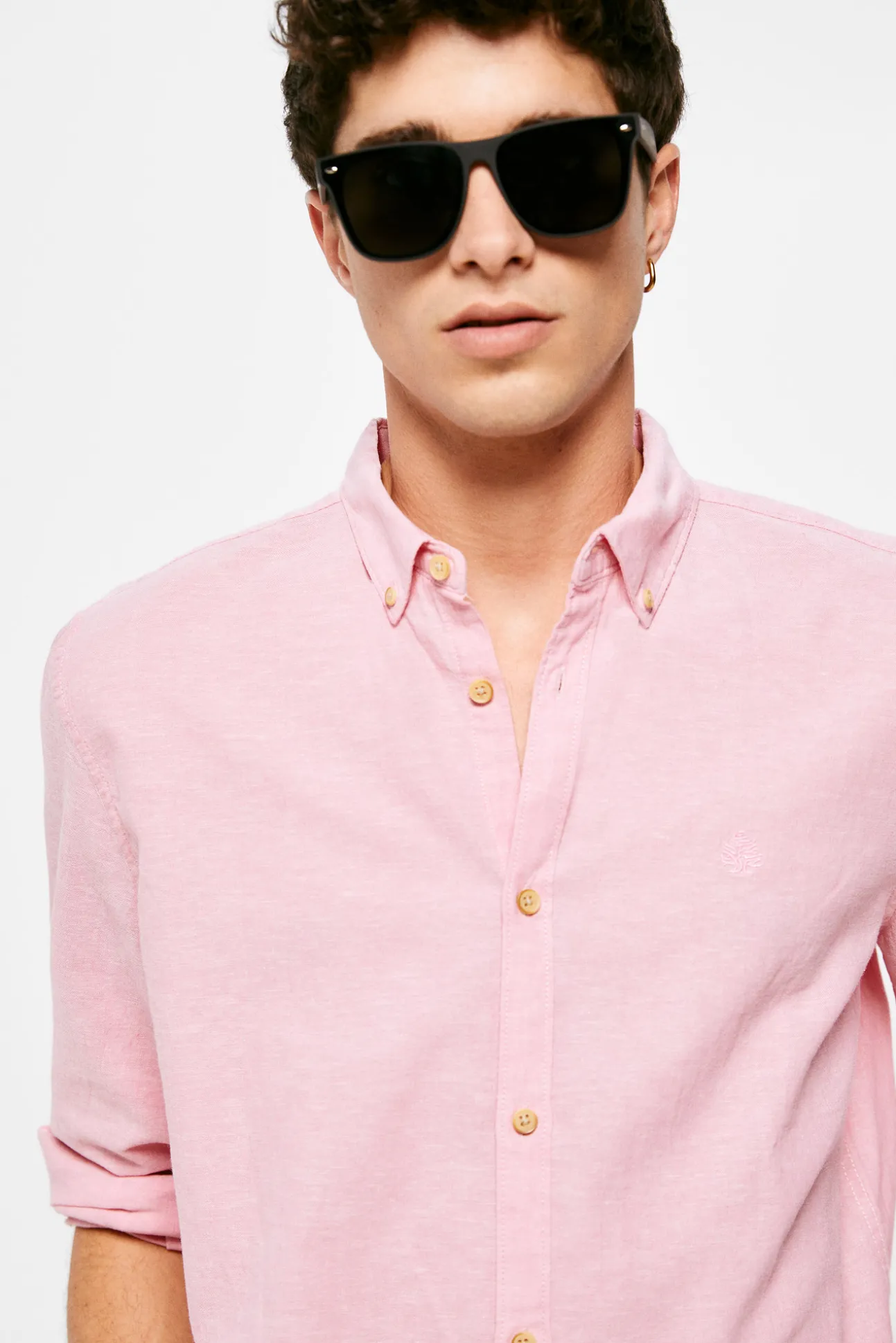 Camisa Lino Color