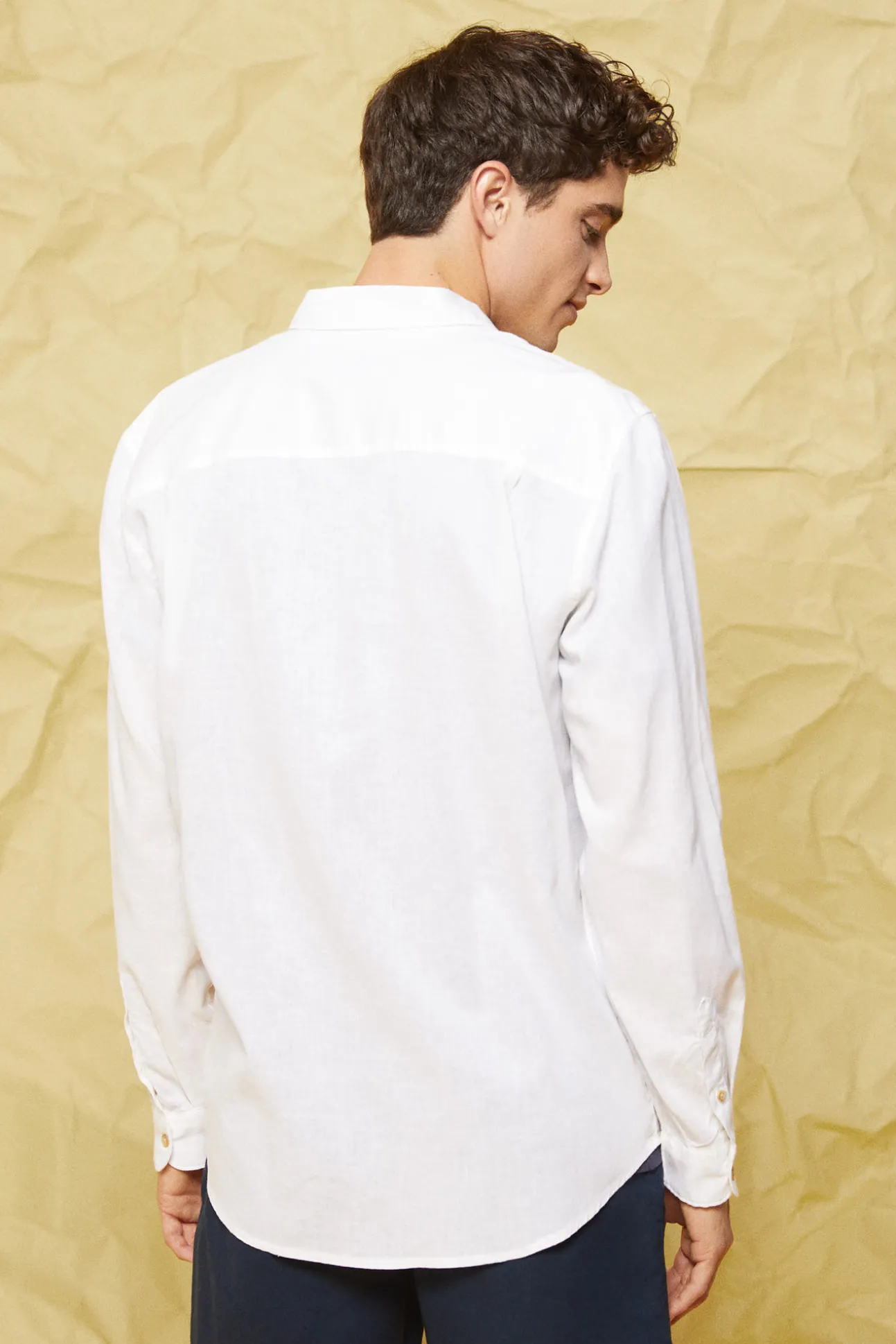 Camisa Lino Color