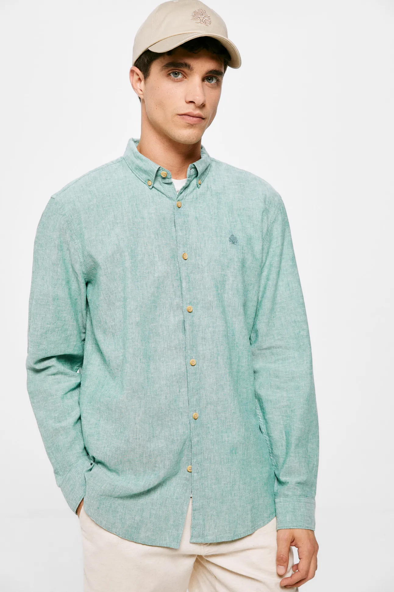 Camisa Lino Color