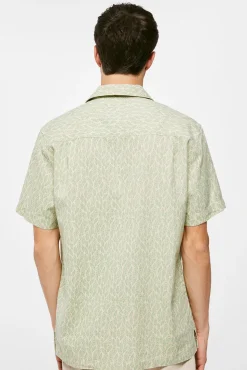 Camisa Lino Estampada