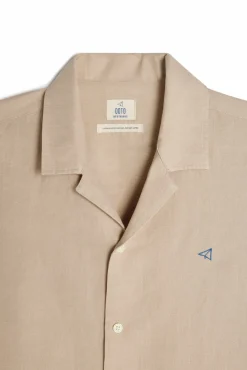 Camisa Lino Manga Corta
