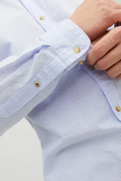 Camisa Lino Manga Larga