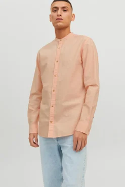 Camisa Lino Manga Larga