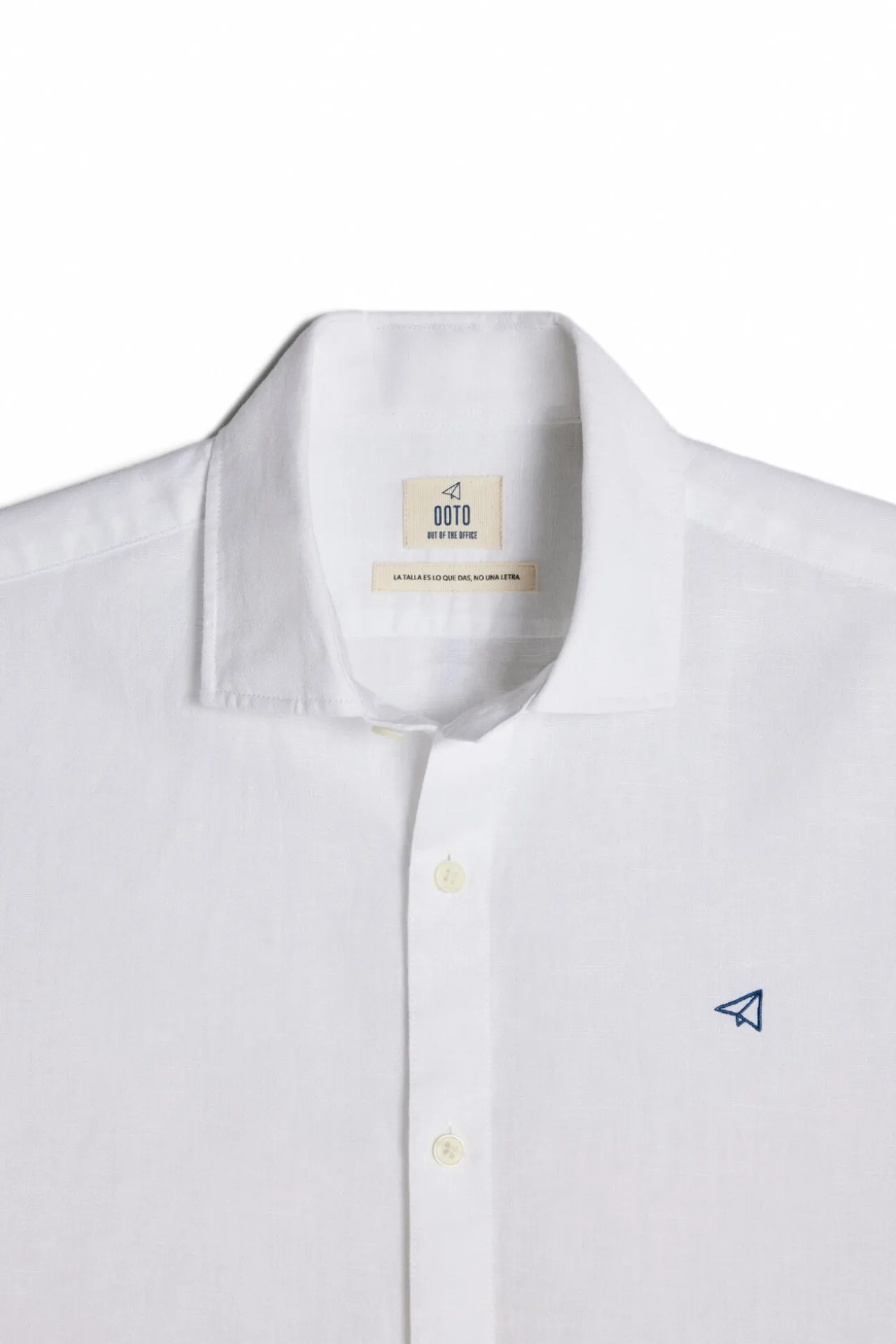Camisa Lino Manga Larga