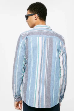 Camisa Lino Rayas