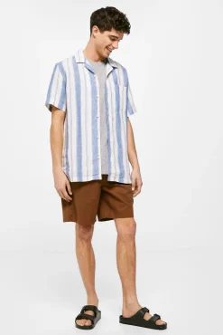 Camisa Lino Rayas