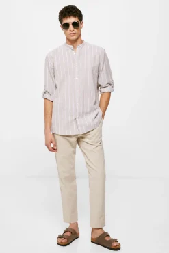 Camisa Lino Rayas