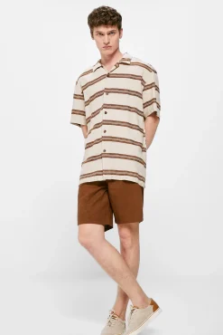 Camisa Lino Rayas