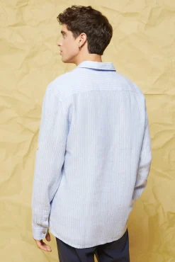 Camisa Lino Rayas