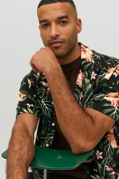 Camisa Manga Corta Print Floral