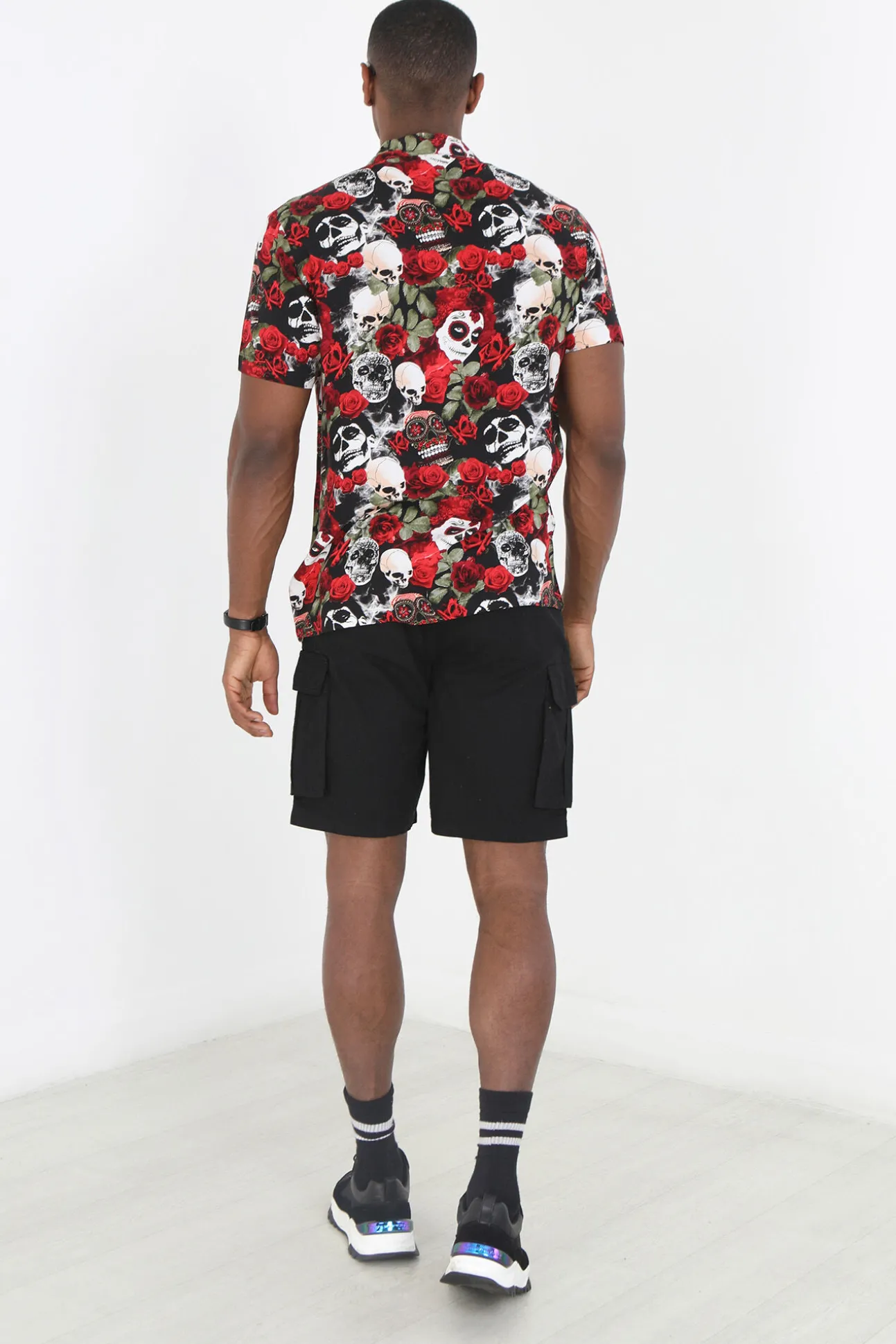Camisa Manga Corta Y Estampada.