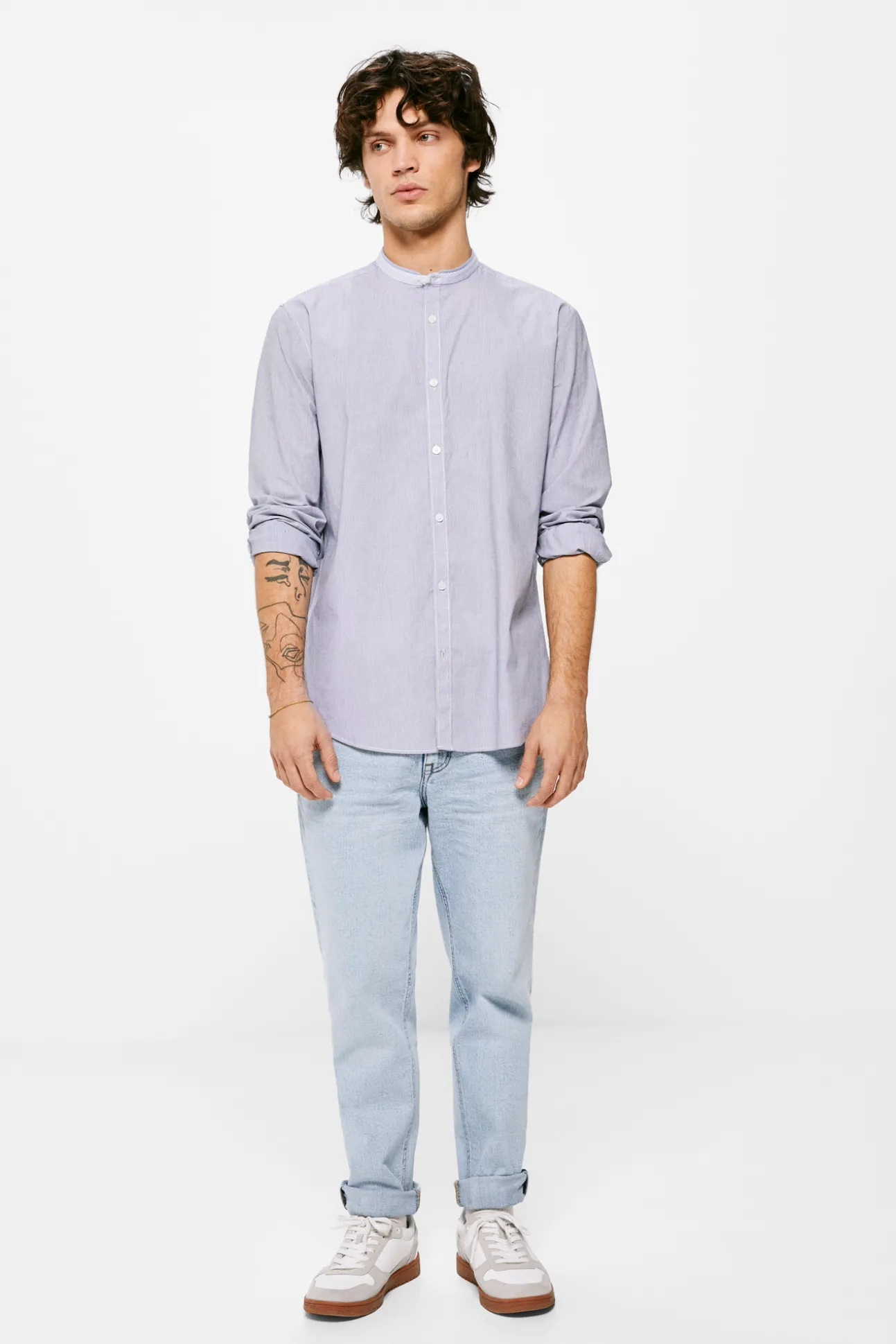 Camisa Microraya Mao