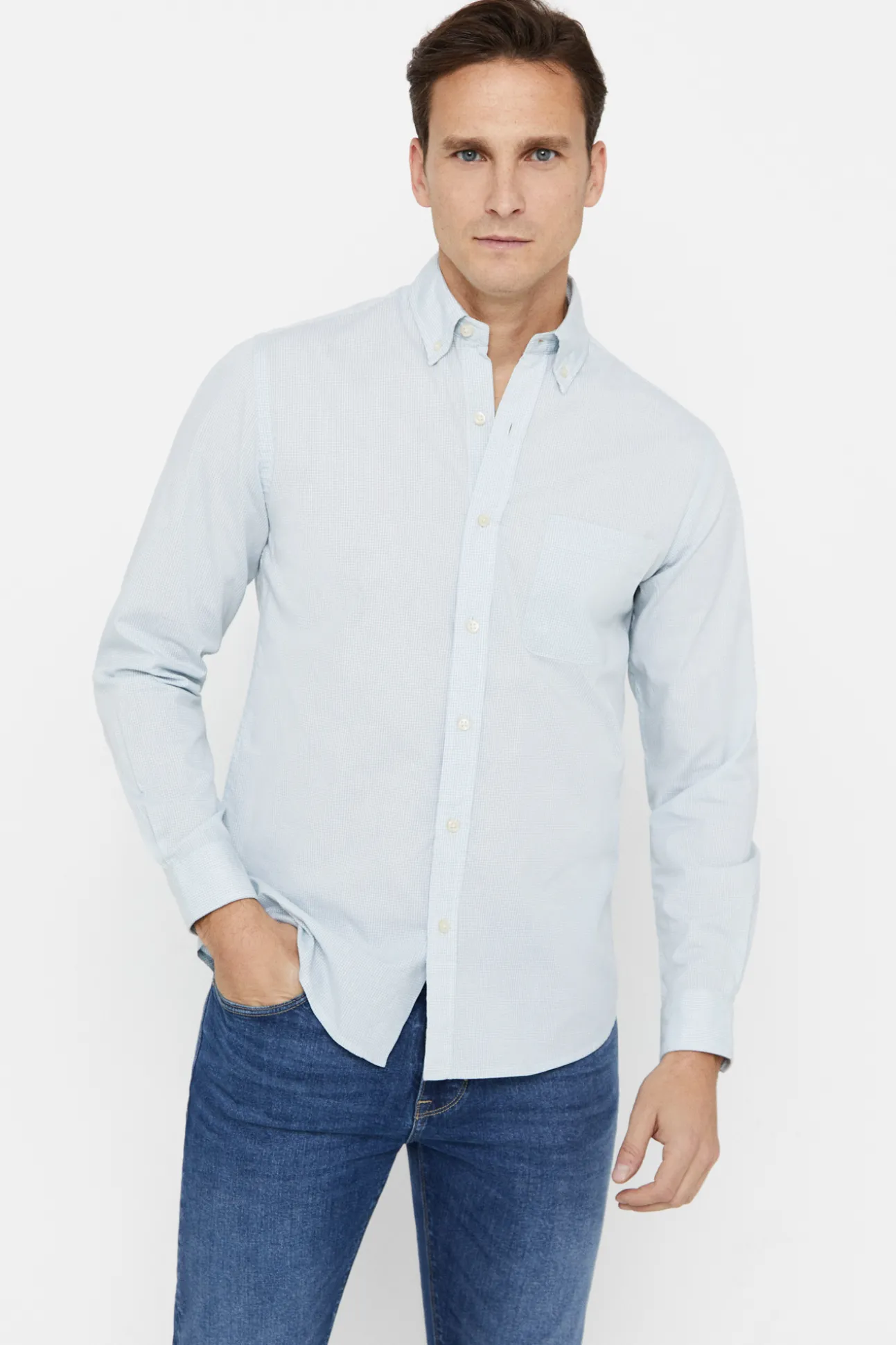 Camisa Microvichy Facil Plancha