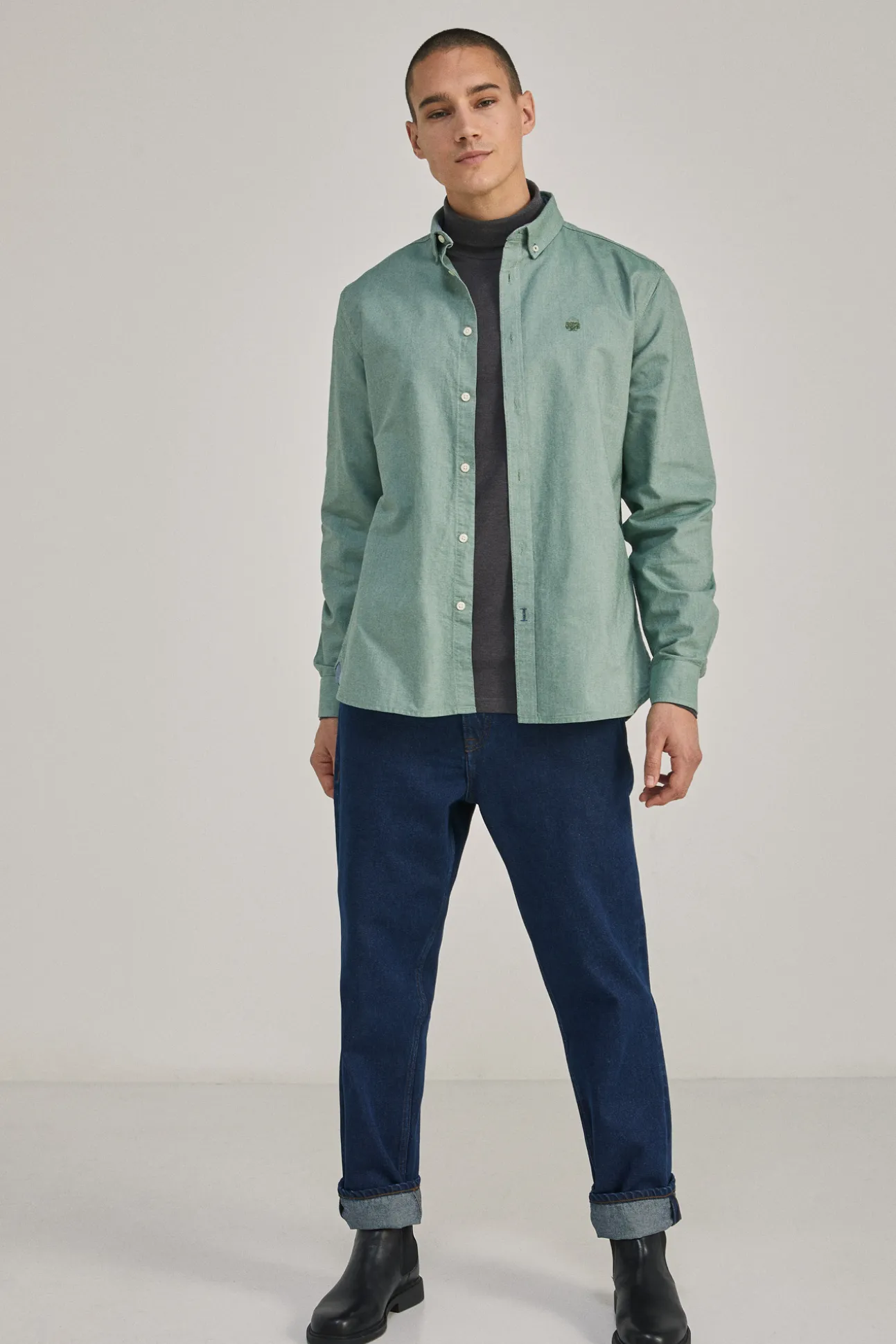 Camisa Oxford Color
