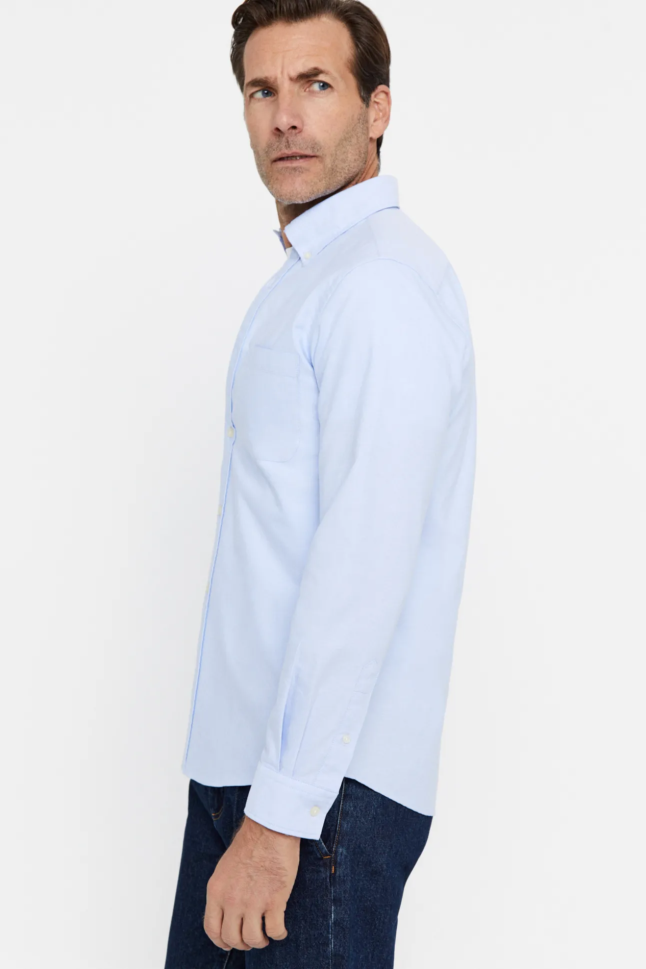 Camisa Oxford Liso