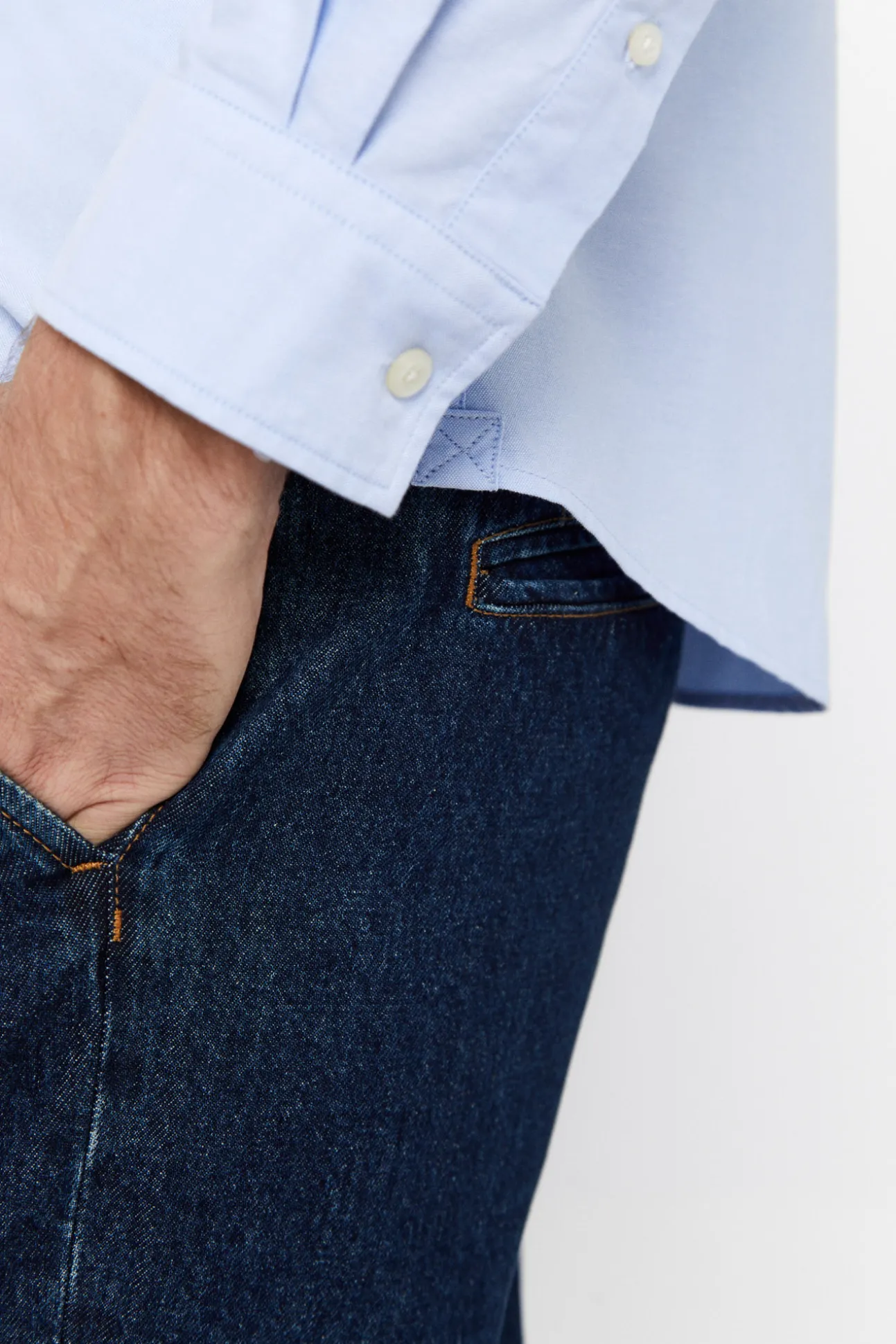 Camisa Oxford Liso