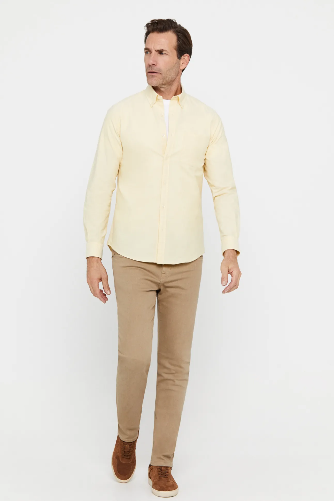 Camisa Oxford Liso