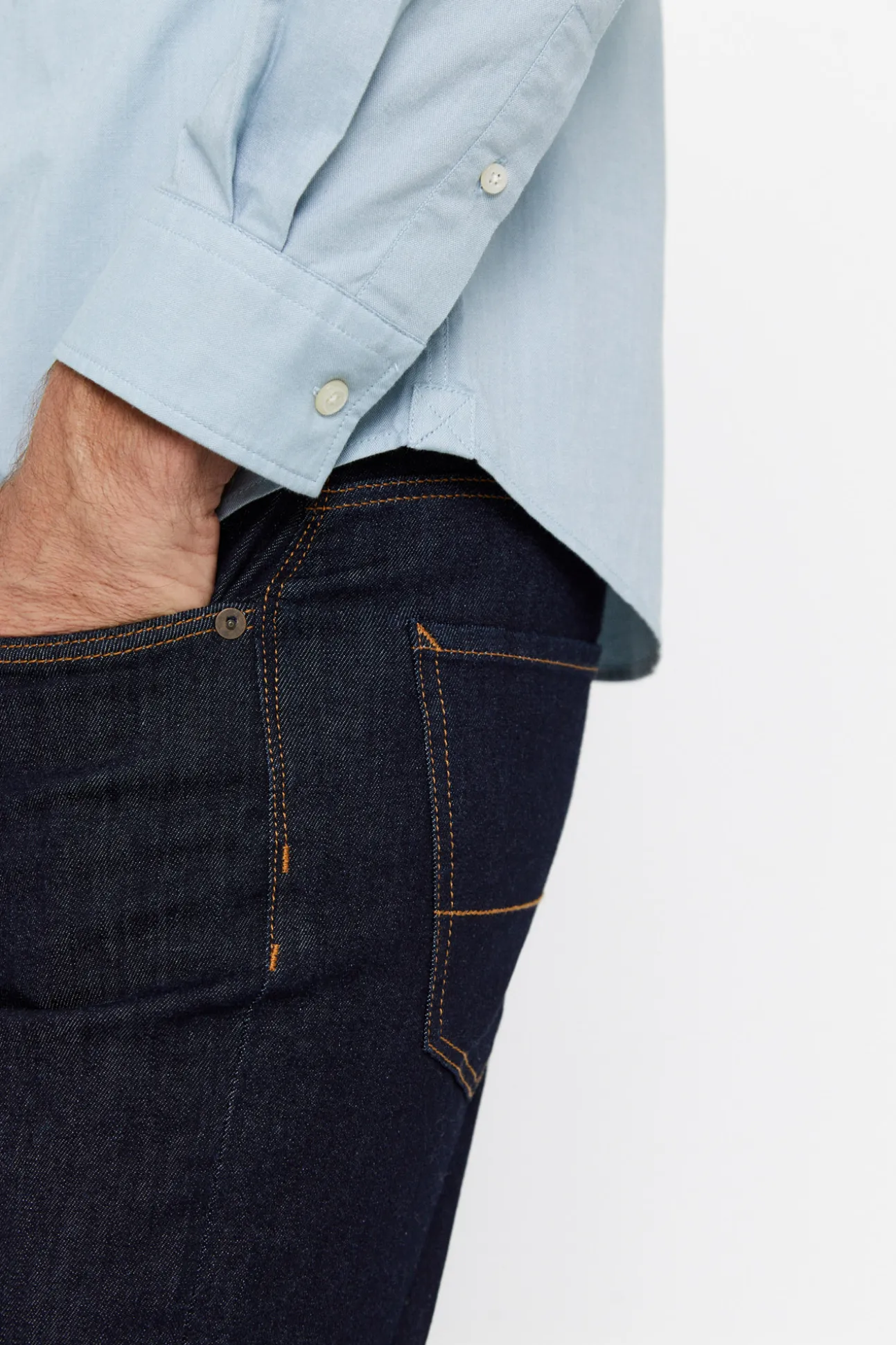 Camisa Oxford Liso