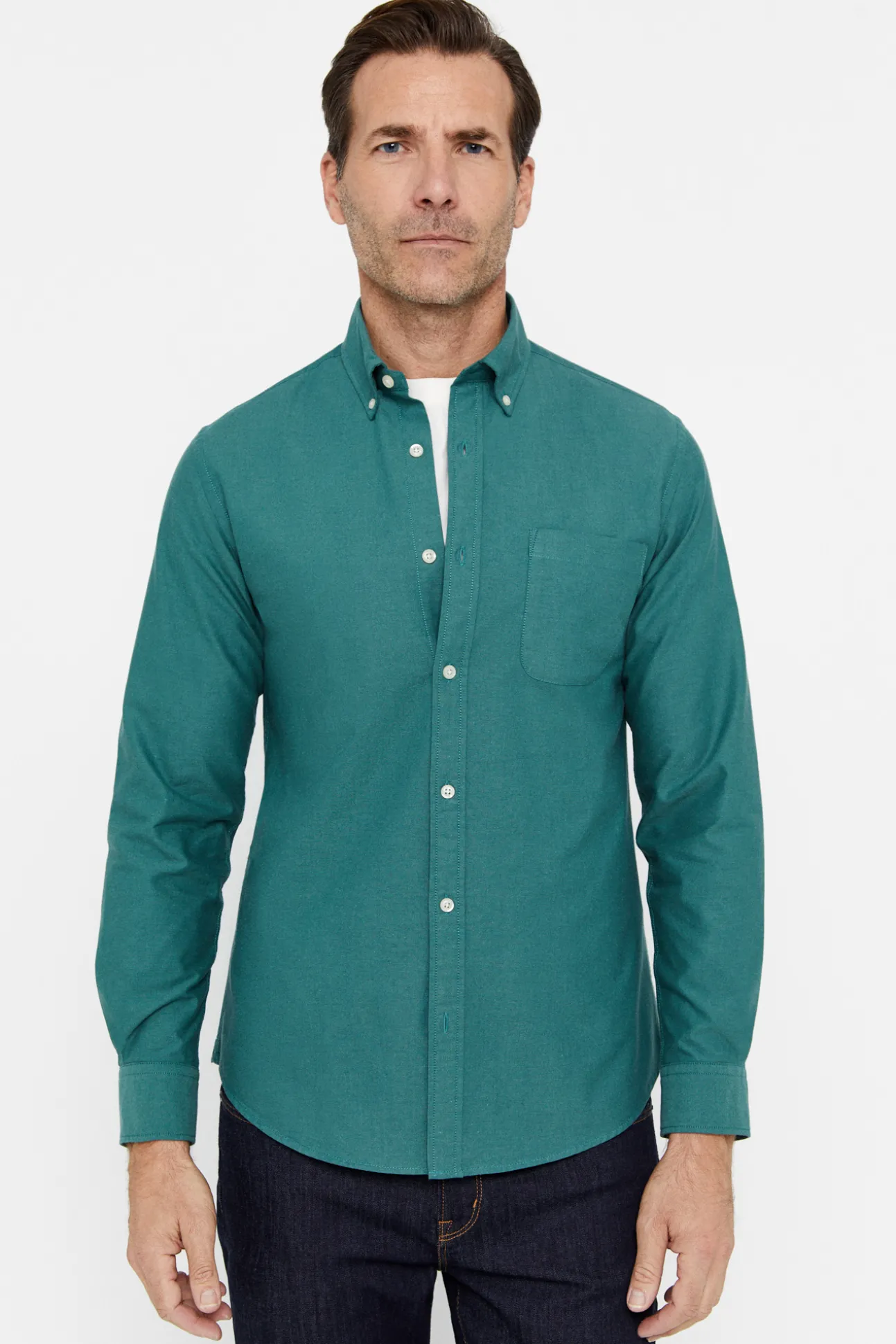 Camisa Oxford Liso