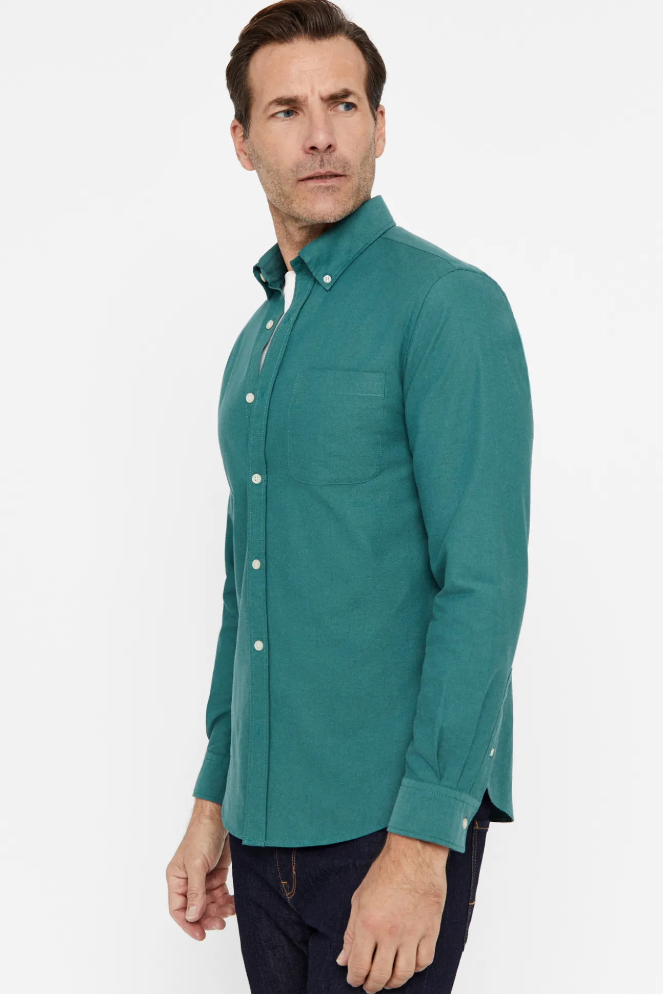 Camisa Oxford Liso