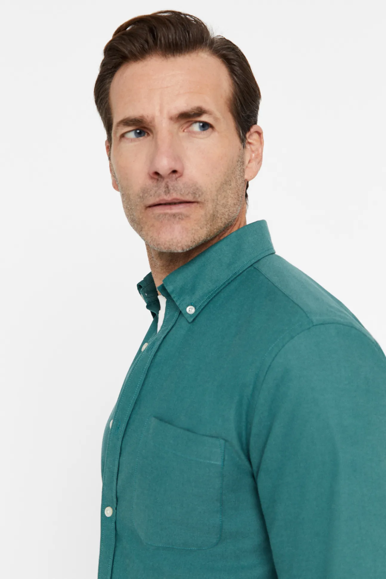 Camisa Oxford Liso