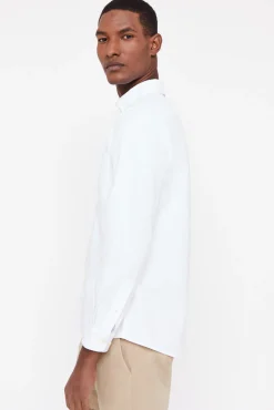 Camisa Oxford Liso Facil Plancha