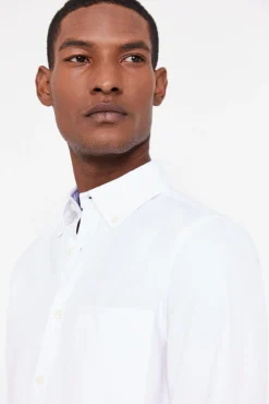 Camisa Oxford Liso Facil Plancha