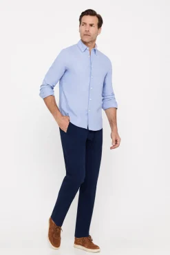 Camisa Oxford Liso Facil Plancha