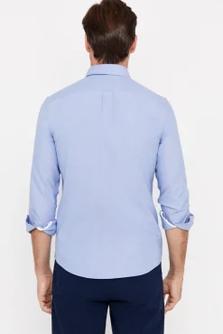 Camisa Oxford Liso Facil Plancha