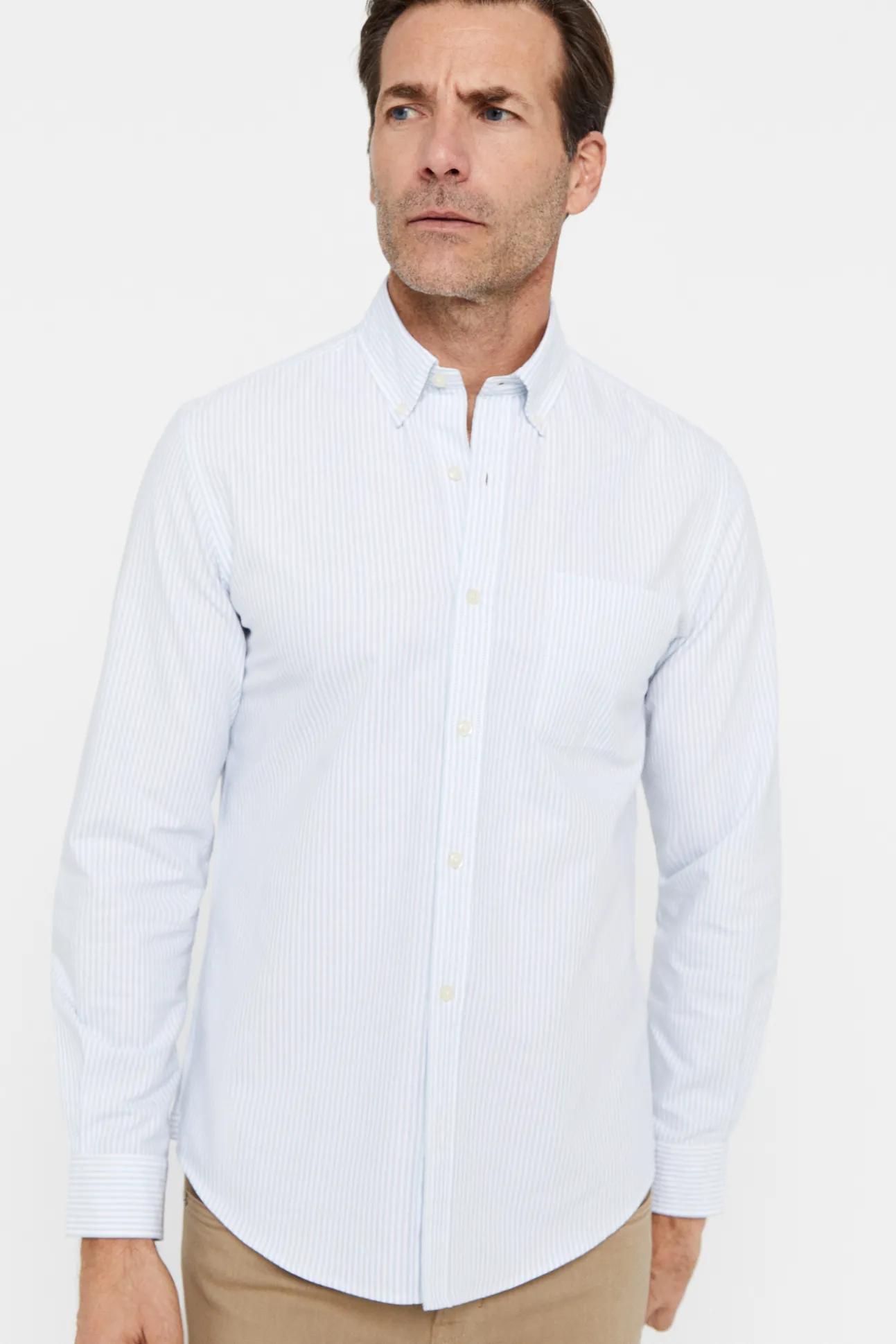 Camisa Oxford Rayas